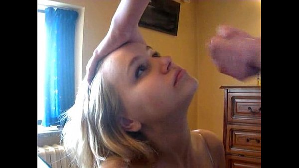 Blonde gives blow job of the day