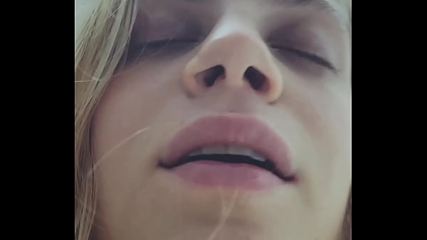 Blonde teen Lilia Mur deepthroats and gets cum