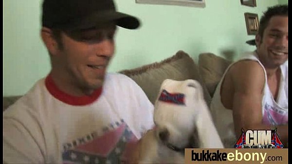 Ebony girl Ciurybury takes on multiple white cocks