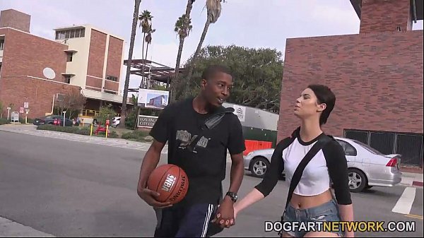Brooklyn Rose Gets Fucked By A Black Guy In Front Of Her Step Dad