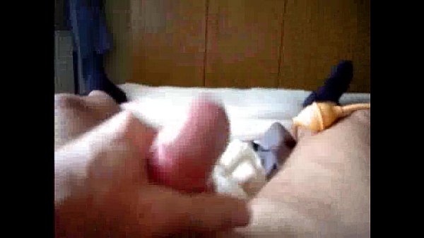 fat amateur guy jerks off and shoots thick loads of precum and cum