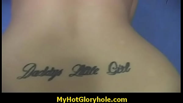 black woman blows white man in gloryhole