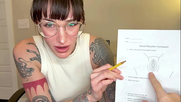 Step mom Kitty Quinn teaches step son doggystyle sex ed