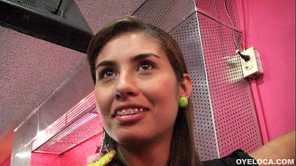 Brunette latina saleslady shows off her hardcore skills on a customer