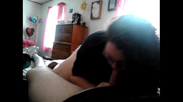 Teen girl finishes quick blowjob on webcam