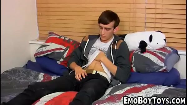 Emo boy toys masturbation solo video