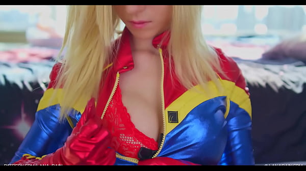 Lana Rain Cosplay Date With Captain Marvel
