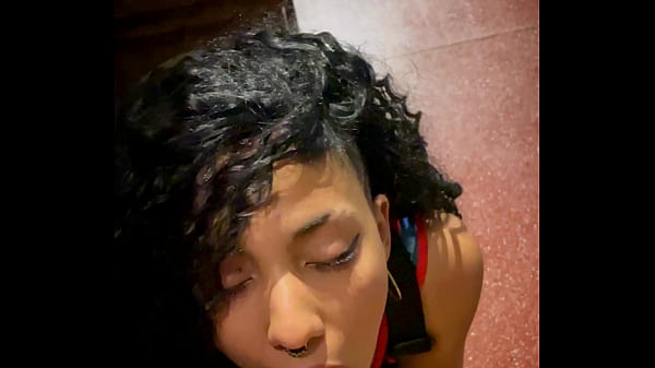 Latina teen Serenamorenax drinks milk in public Buenos Aires streets