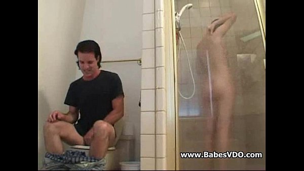Teen girl fucks stranger she met in the shower
