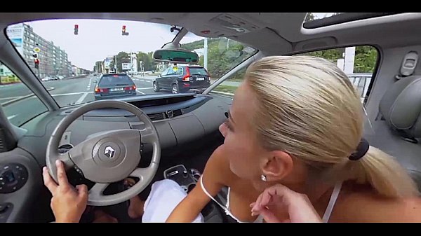 Natalie Cherie blonde blonde bubblebutt takes car sex adventure in a 360 degree holivr vr experience
