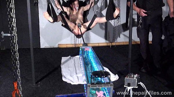 Elise Graves extreme bondage submission in The Pain Files dungeon