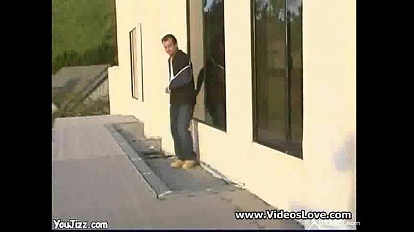 Blonde milf in boots gets facial cumshot