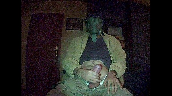 Doggy Xxx strokes his big fat cock in stockings