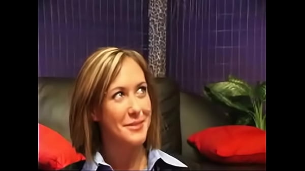 Blonde girl with glasses gives blowjob and gets facial