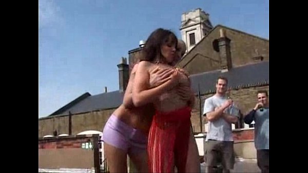 Jane Berry and Angel Long - Outdoor Anal Sex with Facial and Blowjob