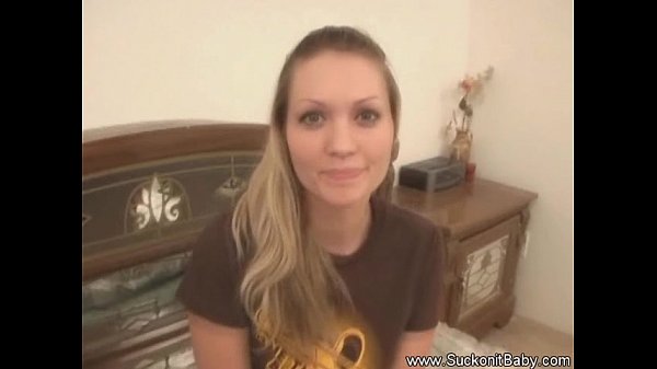 Suck On It Baby gives deep throat blowjob and swallows