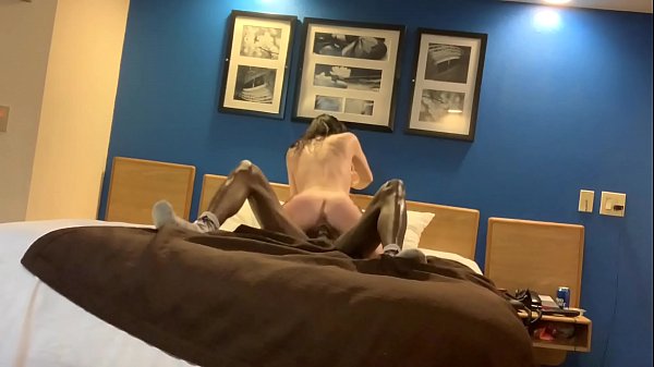 Tiny Nip and BigDaddyKJ25 Hotel Sex Scene with Small Tits and Big Black Cock