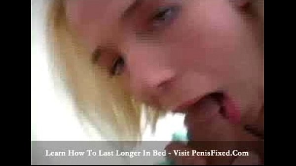 Blonde Missy gives a hot blowjob to her cheating husband