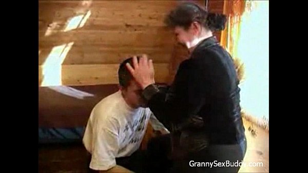 Theodor4E's young student fucks chubby granny with blowjob and cumshot