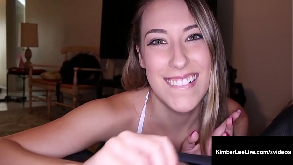 Kimber Lee's Girl Next Door Sucks Ex BF's Cock in POV Blowjob