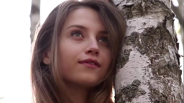 Nicolina petite brunette softly undresses
