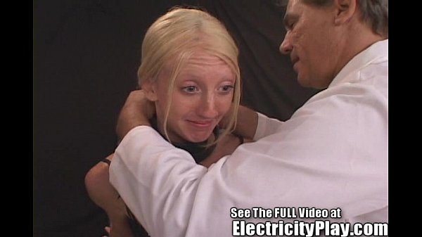 Dr Sparky uses uv wand on tied up Carla