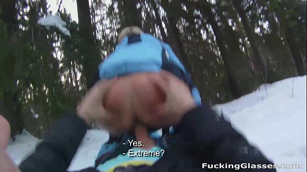 Rosemary Moyer teen snowboarder gets creampie with European teen guy
