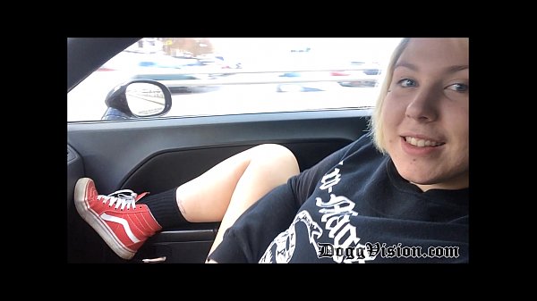 Blonde girlfriend caught on camera by boyfriend while recording herself masturbating