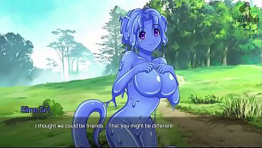 Slime girl cosplay with Purity Sin and big dick