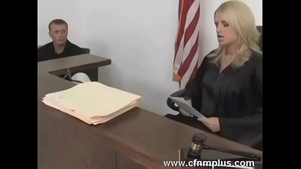 Cfnm Judge gets tied up by busty judge in court