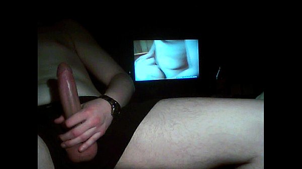 Guy masturbates alone at home