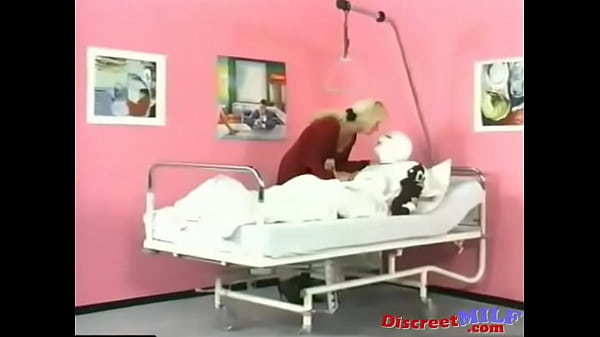 Blonde milf gives horny blowjob