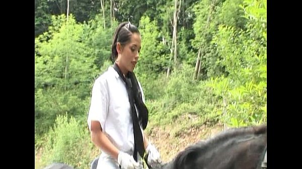 Harmony gets naughty at young harlots riding school