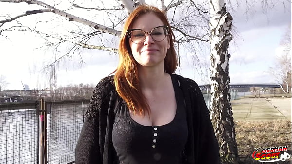 GERMAN SCOUT - Glasses Ginger Redheadh MILF Mona Einhorny First Time Porn at Hard Casting