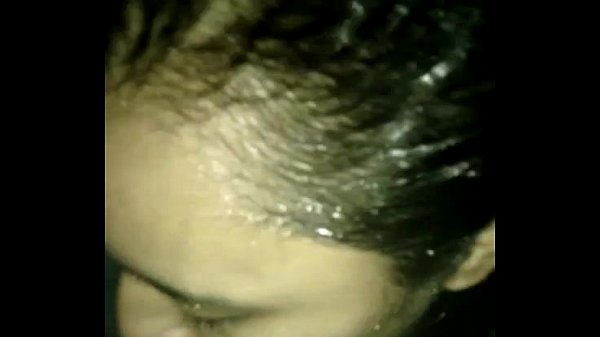 brunette girlfriend gives blowjob in shower