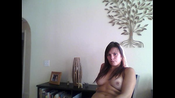 Alexie1018's 18-year-old brunette girlfriend gets caught masturbating and takes a surprise anal creampie