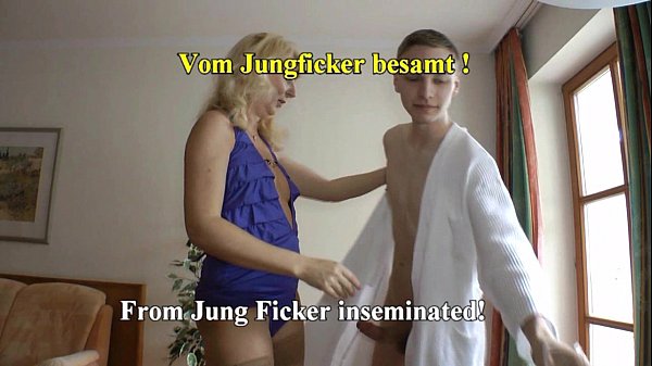Monisworld gets creampie from young blonde step son