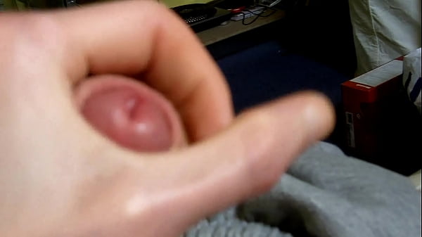 man masturbating on webcam