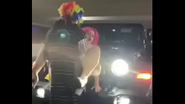 Mandi May gets fucked on a jeep by a big cock