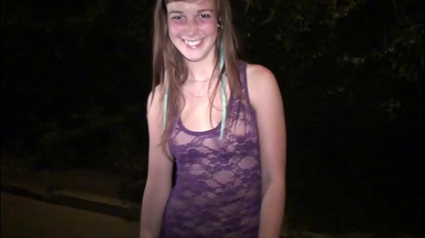 Alexis Crystal joins Driveby Girls for public sex gang bang with strangers