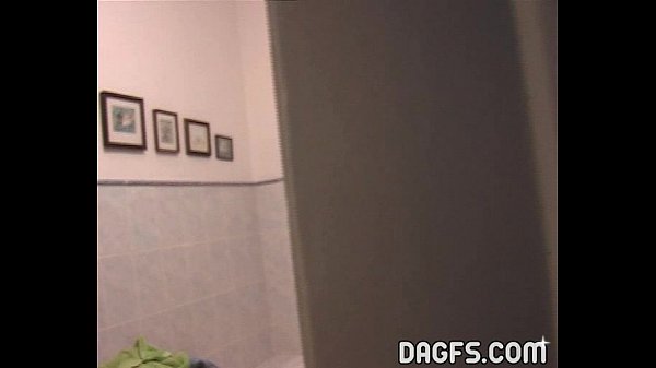 Blonde milf wife teases in shower