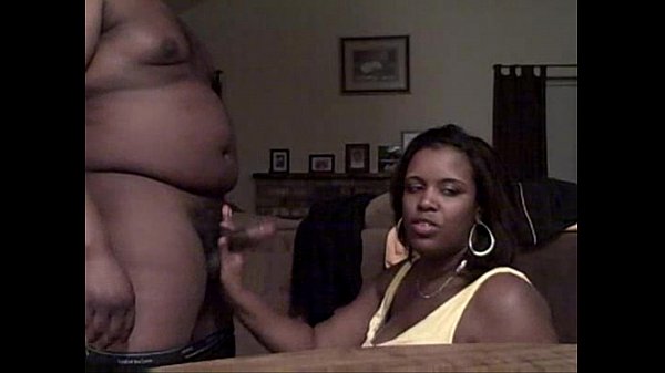 Ebony bbw Becky sucks dick