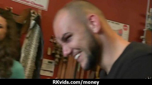Teenage girl gets paid for wild sex