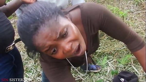 Indian and ebony girlfriends caught fucking boyfriend bareback in bathroom