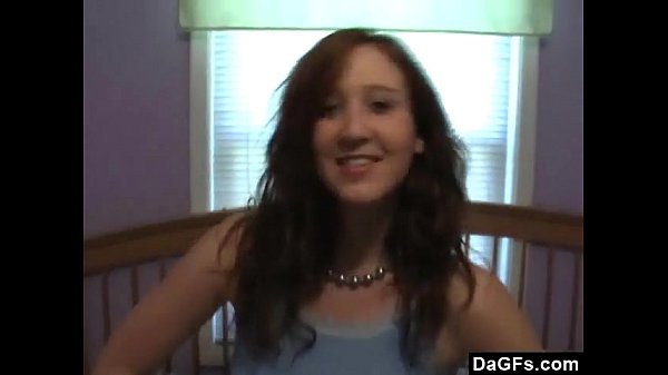 Amateur redhead teen girl needs help with masturbation in her bedroom