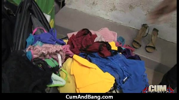 black-girl deepthroats multiple white guys and gets covered in cum