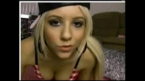 Blonde camgirl MadisonQT strips live on webcam with Tessa Taylor
