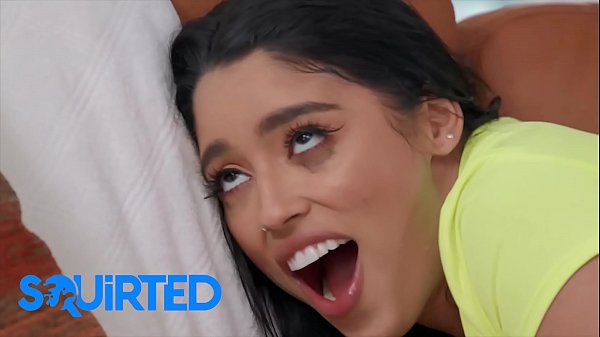 Vanessa Sky deepthroats and rides till she squirts a huge load