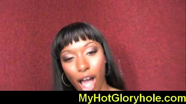 Bella Moretti tries a gloryhole for the first time