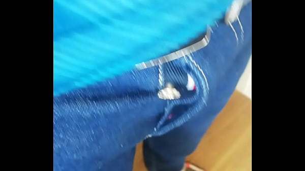 Gaste85 girl pees in jeans on floor